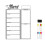 A3 Magnetic Whiteboard Sheet for Kitchen Fridge Multipurpose Weekly White Board Calendar Menu Planning with 8 Pen(White) 1