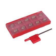 10 pezzi DCMT070204 YBC251 lame inserti in carburo d'oro fresa per tornio CNC per utensili di tornitura barra alesatrice