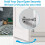 Deurstopper, Magnetische Stop Stille Buffer Zuig RVS Hydraulisch 4