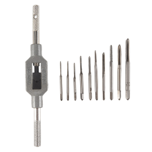 11 Teile/los M1 M1.2 M1.4 M1.6 M1.7 M1.8 M2 M2.5 M3 M3.5 Mini Schraube Tap Set Hand Gewinde Draht Tippen Threading Wasserhähne Angriff