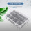 Lot de 145 cache-écrous hexagonaux de protection en plastique 6