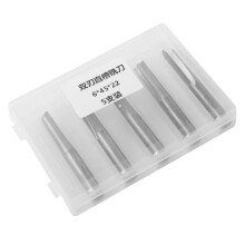 5 Stücke 6Mm 22Mm Zweischneidige Gerade Router Bits Schaftfräser Fräser 2 Flöten CNC Schneiden Wolfram Stahl Slot Bit Für Holzbearbeitung