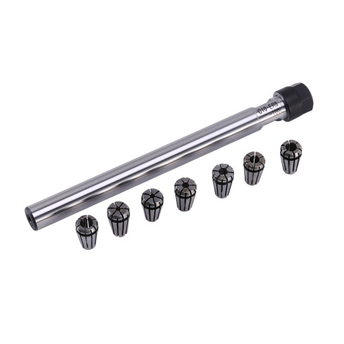 C10 Er8A 100L Collet Chuck Holder + 7Pcs Precision Er8 Spring Set 1