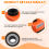 Machine Lathe Part 20Mm Bore Digital Position Indicator Orange 7