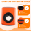 Machine Lathe Part 20Mm Bore Digital Position Indicator Orange 9