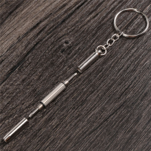 Kit de réparation de lunettes, tournevis pour lunettes, lunettes de soleil, montres, avec porte-clés, portable, 100 pièces/paquet