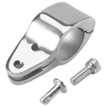 Tendalino per barca da 25 mm con cerniera scorrevole in acciaio inossidabile 316 con 2 viti, facile da installare