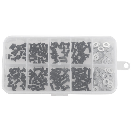 Coffret de vis pour voiture télécommandée 1/10 D90 SRC10, 180 pièces