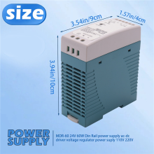 MDR-60 24V 60W Din Rail Netzteil AC-DC Treiber Spannungsregler Versorgung 110V 220V