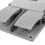 Foot switch YDT1-16 aluminum shell gray double pedal machine tool accessories 9