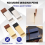 Pen Loop Traveler Notebook Lederhalter mit Edelstahlclip, 4er-Pack 9