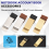 Pen Loop Traveler Notebook Lederhalter mit Edelstahlclip, 4er-Pack 6