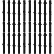 50 Pcs Black Velvet Pen Pouch Sleeve Holder Single Bag Case Pencil