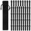 50 Pcs Schwarz Samt Stift Tasche Hülse Halter Einzel Tasche Fall Bleistift 3