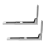 Support Frame Steel Foldable Stretch Shelf Rack Microwave Oven Wall Mount Bracket Stainless Silver 2