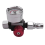 1 mini régulateur d'air 1/4 pouce, petit manomètre de pression de queue 48 x 60 mm avec buse pour 3