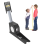 200Cm Stadiometer Black Wall Mounted Height Meter Growth Ruler Cm Metric Tape Measures 4