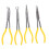 Ensemble de 4 pinces à bec extra-long de 11 pouces, pointe droite et courbée, outils à main 1