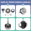 Drehbares Carbon-Potentiometer mit Durchmesserknopf, RV24YN 20S B502 5K Ohm 10