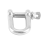 M6x38mm gerader D-Schäkel, kurz, Edelstahl AISI 316 4