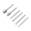 6 stuks HSS roterende multitool freesfreesbit voor 2