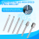 6 stuks HSS roterende multitool freesfreesbit voor 5