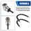 Flexible Drill Extension Hex Shank Nut Driver Bit Set, Bendable Bit,Universal Socket Adapter Set 8