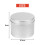 18 Piece Candle Tin , 4 Oz, Containers for DIY Making,Candle Container,Handmade Making Tools 9