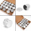 18 Piece Candle Tin , 4 Oz, Containers for DIY Making,Candle Container,Handmade Making Tools 8