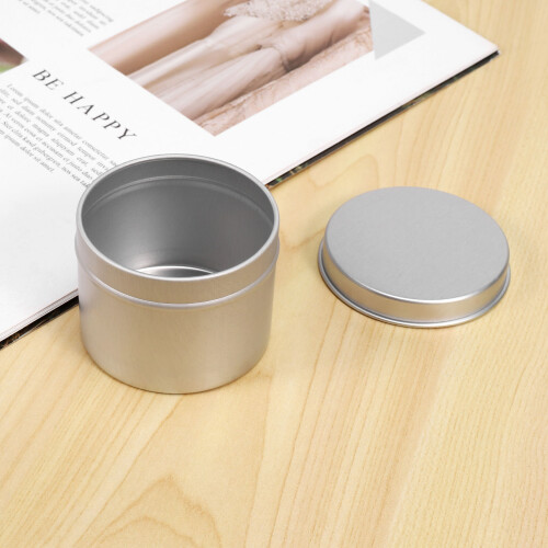18 Piece Candle Tin , 4 Oz, Containers for DIY Making,Candle Container,Handmade Making Tools 2