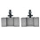 2Pcs 250-201 Quick Change Tool Holder Turning and Facing for Lathe Cutter Cutting Bits 6