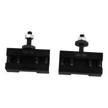 Lot de 2 supports de tournage CNC à changement rapide pour outils de tour 250-201 et 250-202