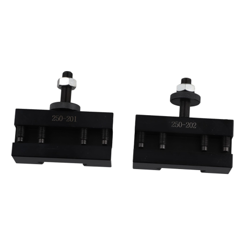 Portautensili per tornitura CNC a cambio rapido da 2 pezzi per torni Tools-250-201 e 250-202