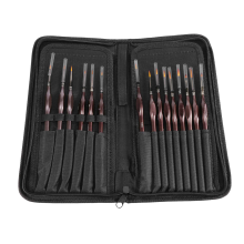 Gedetailleerde verfkwastenset, 15-delige miniatuurverfkwastenset, professionele mini-fijne set