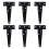 6 PCS 4 Inch T-Strap Hinges Rustic Gate Strap Hinge Rustproof Door Black for , Fence and Barn Gates 1