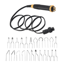 1/Stück Elektrokauterstift, Brandmalerei-Maschine, Griff, Lötspitze, 23/Stück für Kürbis, Planke, Leder, Rinde