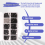 500Pcs M2 M2.5 M3 KM Screw Flat Head Screws Laptop Notebook Set Kit For Computer Small 6
