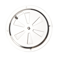 Runde Luftjalousie Vent & Seite Knopf Öffnung Grille Abdeckung Marine Boot RV 316 Edelstahl Belüftung Jalousien