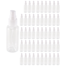 50 Stück 50 ml Flaschen Kunststoff leer nachfüllbar Zerstäuber transparent