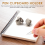 12 PCS Stainless Steel Pen Pencil Holder Clips with Adjustable Spring Loop Self Adhesive Clip 5