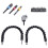 Flexible Drill Extension Hex Shank Nut Driver Bit Set, 3Pcs Universal Socket Adapter Screwdriver Set 9