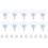 10 Pcs Rubber Strong Suction Cup Replacements for Glass Table Tops with M6 Screw 3