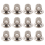 12 PCS Stainless Steel Pen Pencil Holder Clips with Adjustable Spring Loop Self Adhesive Clip 2
