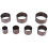 7Pcs Round Leather Craft Cutter Mold Die Template Punching Tools 20mm-50mm 5
