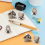 12 PCS Stainless Steel Pen Pencil Holder Clips with Adjustable Spring Loop Self Adhesive Clip 6