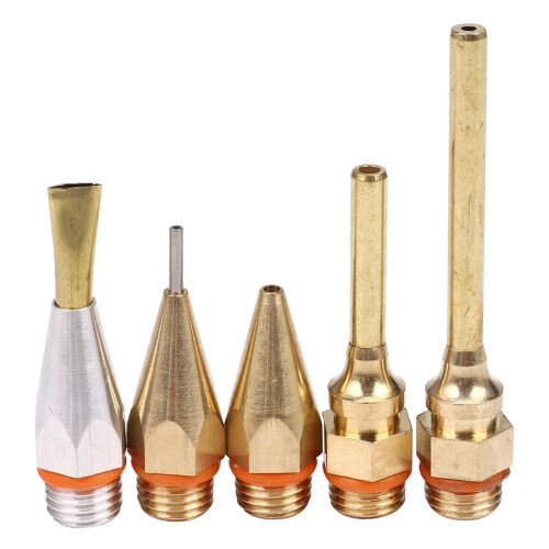 11Pcs Glue Copper Nozzle Small-Bore Long Short Large Diameter Hot Melt Accessories 2