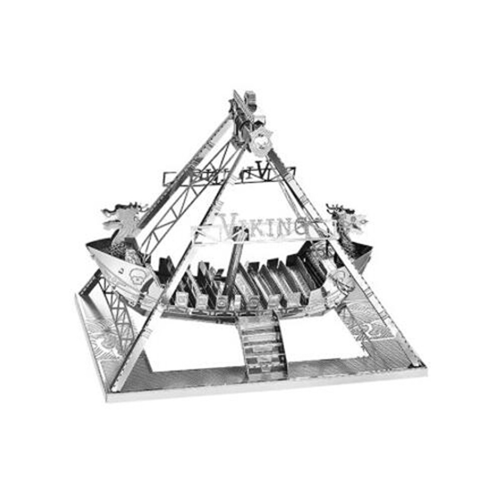 Kit Modello In Metallo 3D Nave Vichinga Fai Da Te Puzzle Da Tagliare Giocattoli Per Adulti OriginalitÃ