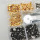 240Pcs/Set Leather Rivets Double Cap Rivet with 4Pcs Fixing Tools for Coat Jacket Jeans Bag 7