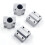 Horizontale lineaire lagergeleiderset 8 mm diameter bewegingsbus 200 mm as optisch 5