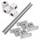Horizontale lineaire lagergeleiderset 8 mm diameter bewegingsbus 200 mm as optisch 9